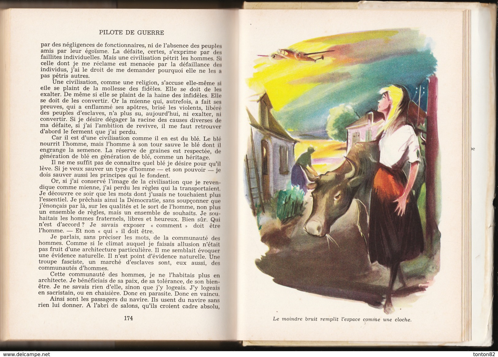 Antoine De Saint-Saint-Saint-Exupéry - PILOTE de guerre - Idéal Bibliothèque N° 132 - ( 1963 ) .