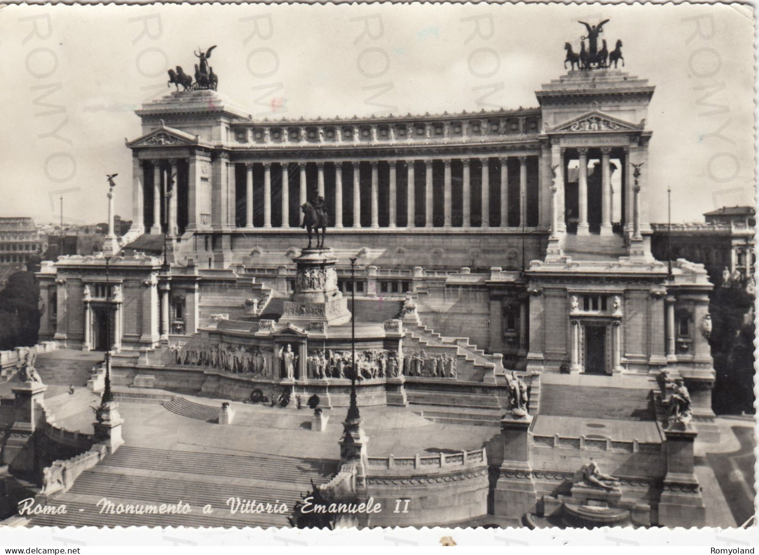 CARTOLINA  ROMA,LAZIO-MONUMENTO A VITTORIO EMANUELE II-STORIA,MEMORIA,CULTURA,RELIGIONE,BELLA ITALIA,VIAGGIATA 1959 - Altare Della Patria