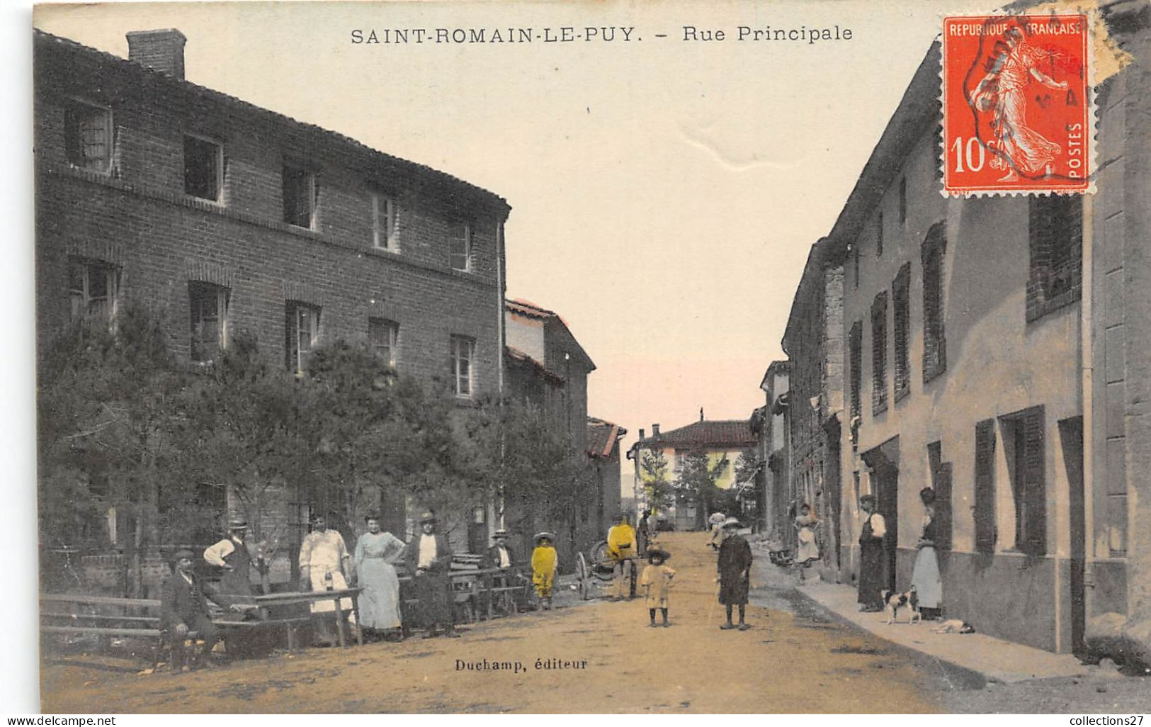 42-SAINT-ROMAIN-LE-PUY- RUE PRINCIPALE - Autres & Non Classés