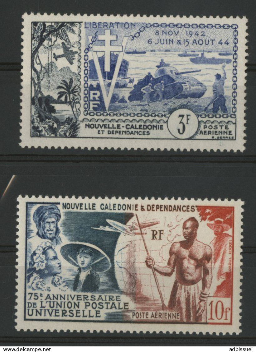 NOUVELLE CALEDONIE POSTE AERIENNE N° 64 + 65 Neufs Sans Charnière ** (MNH) TB - Unused Stamps