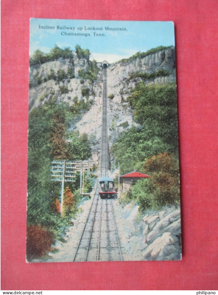 Incline Railway Up Lookout Mountain.  Chattanooga  Tennessee > Chattanooga   Ref 5979 - - Chattanooga
