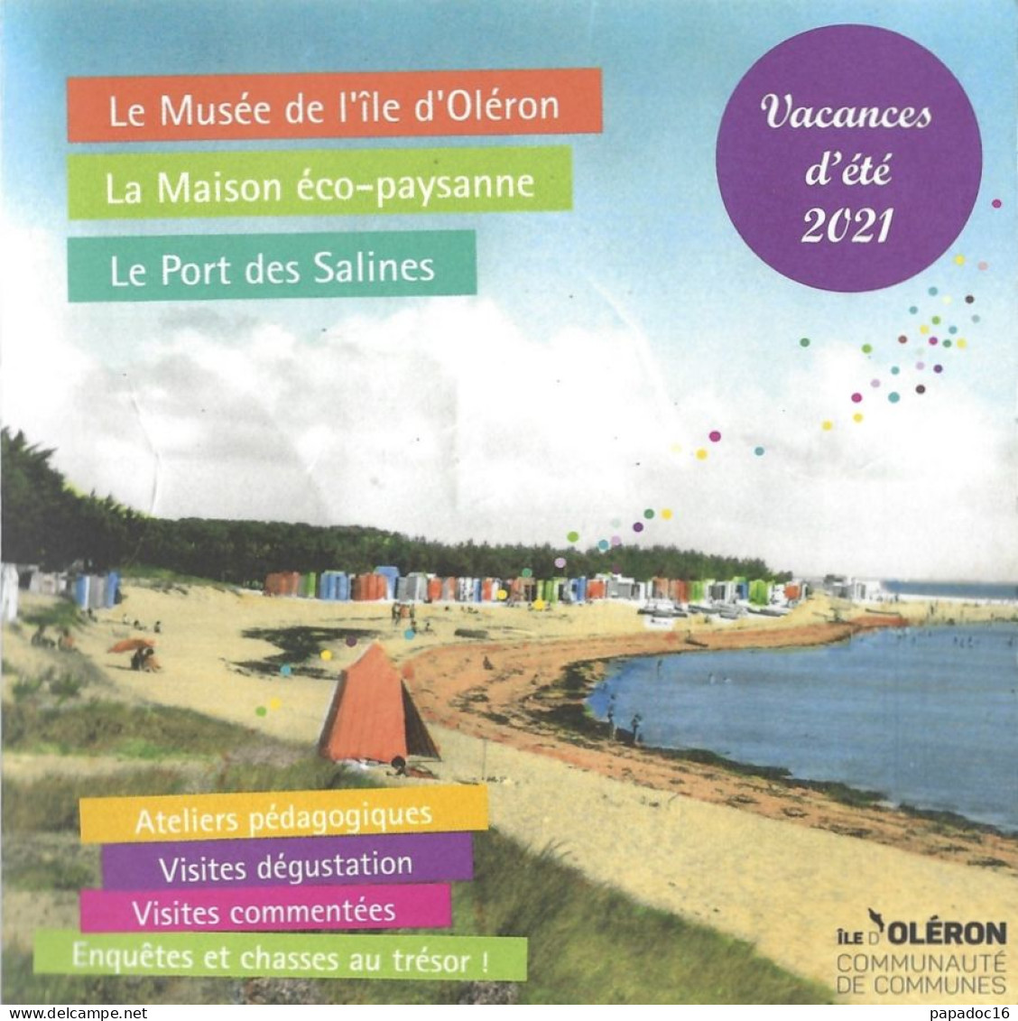 Programme - Musée De Ile D'Oleron, Maison éco-paysanne, Port Des Salines - Vacances D'été 2021 - Programmes