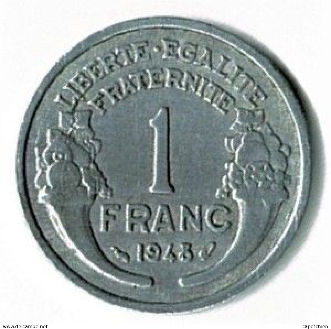 FRANCE / 1 FRANC / MORLON / 1948 / ALU - 1 Franc