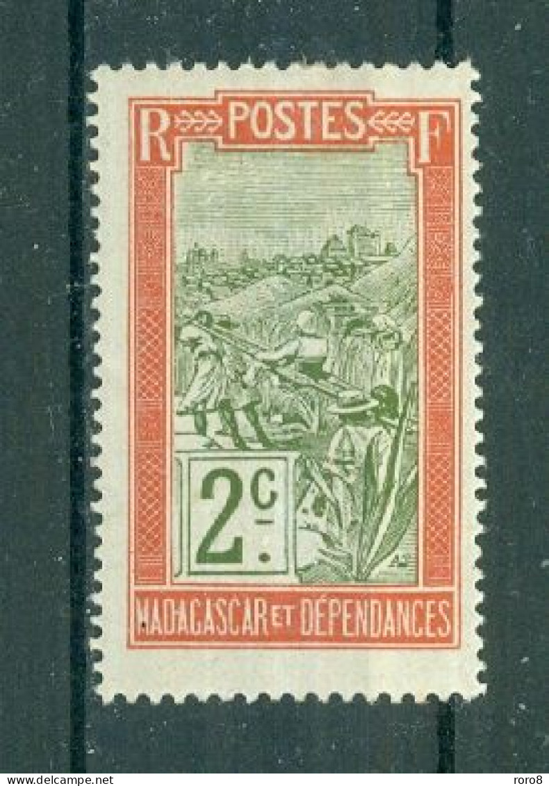 MADAGASCAR - N°95* MH Trace De Charnière SCAN DU VERSO. Transport En Filanzane. - Neufs