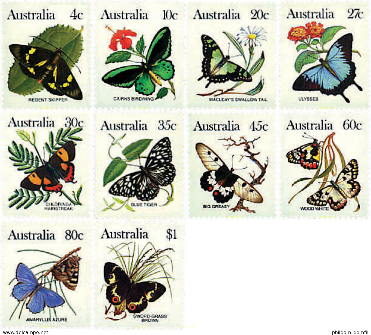 94113 MNH AUSTRALIA 1983 MARIPOSAS - Araignées