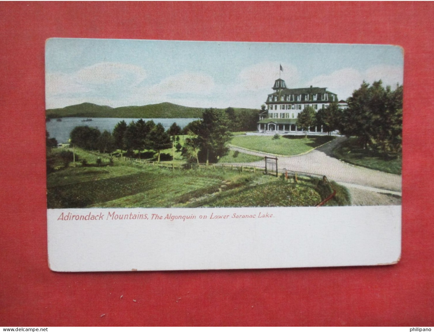 The Algonquin On Lower Saranac Lake  Adirondack New York > Adirondack    Ref 5979 - - Adirondack