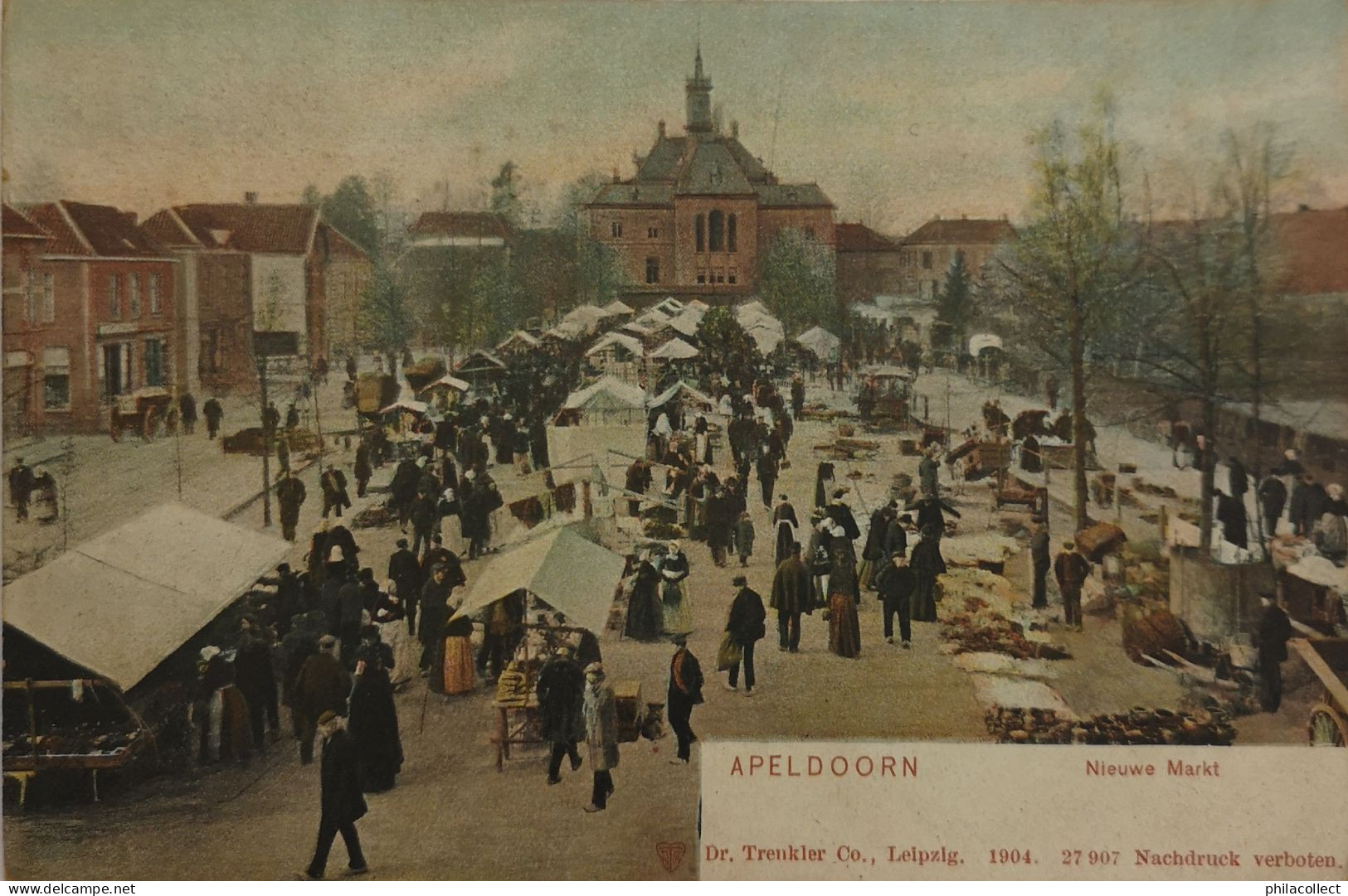 Apeldoorn // Nieuwe Markt (Marktdag) Ca 1900 - Apeldoorn
