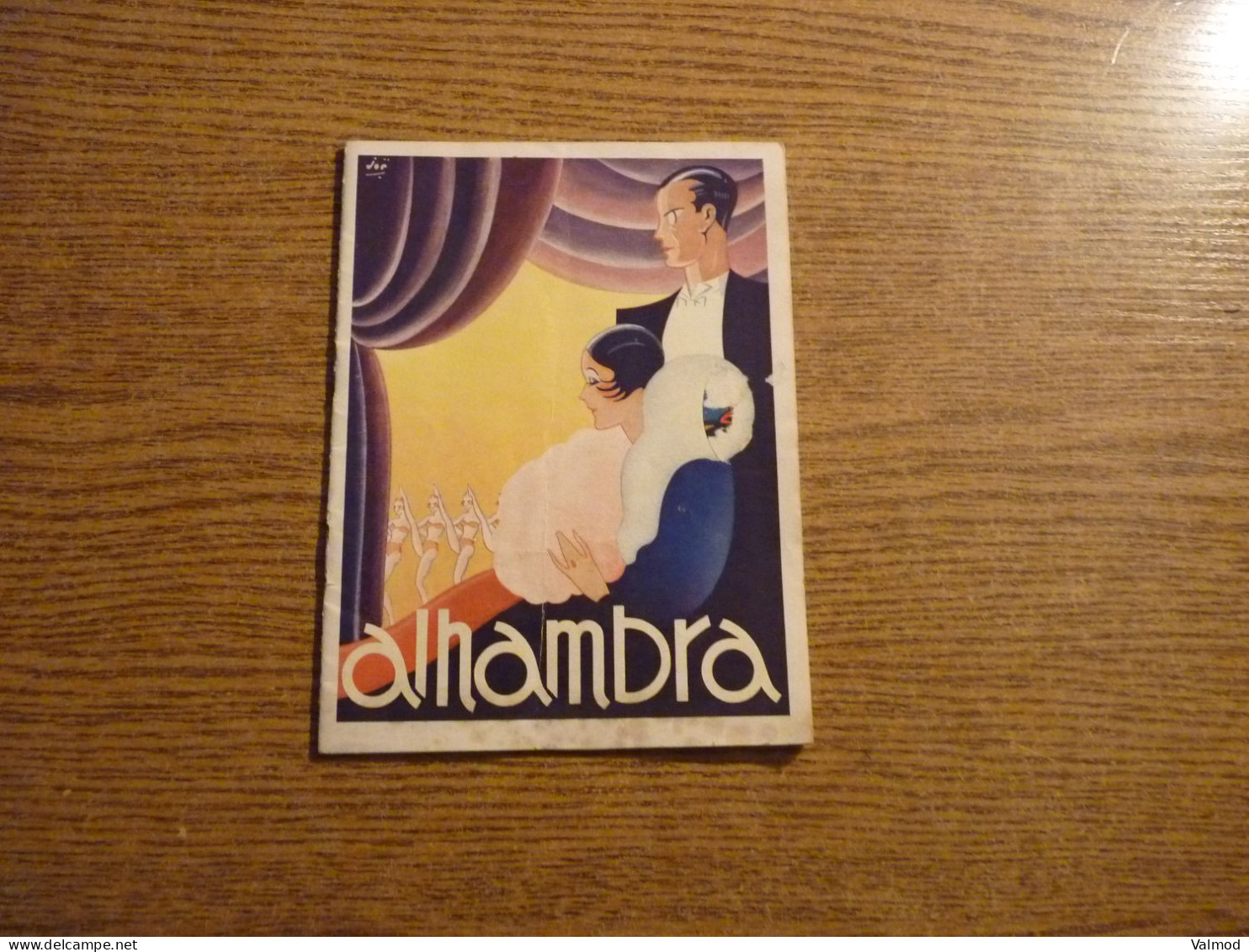 Programme Alhambra - Nina Rosa Opérette - Saison D'Hiver 1932-33 - Voir Photos - Format Plié 13,5 Cmx18 Cm Env. - Programmes