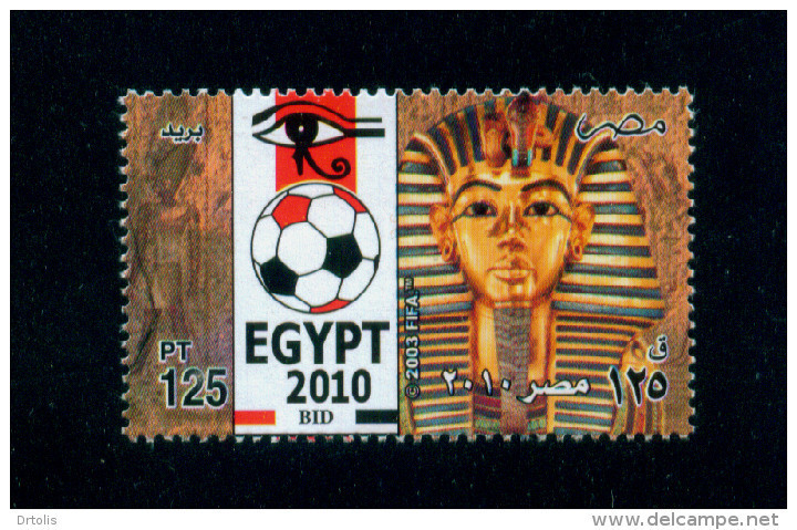 EGYPT / 2003 / FIFA / FOOTBALL / SPORT / EGYPTOLOGY / TUT ANKH AMUN / THE PROTECTIVE EYE OF HORUS / MNH / VF - Ungebraucht