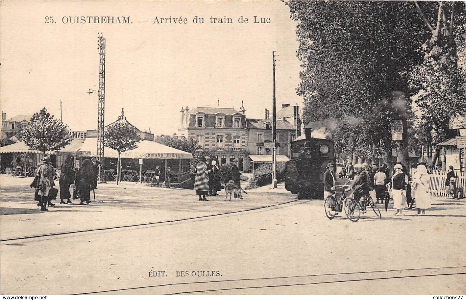 14-OUISTREHAM- ARRIVEE DU TRAIN DE LUC - Ouistreham