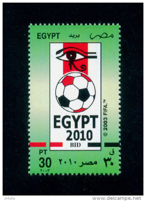 EGYPT / 2003 / FIFA / FOOTBALL / SPORT / EGYPTOLOGY / THE PROTECTIVE EYE OF HORUS / MNH / VF - Ungebraucht