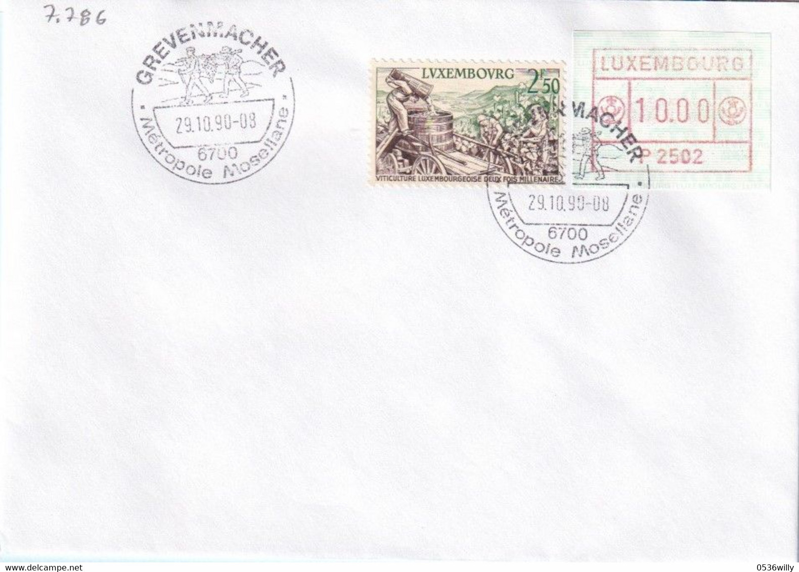 Grevenmacher Touristenstempel (7.786) - Lettres & Documents