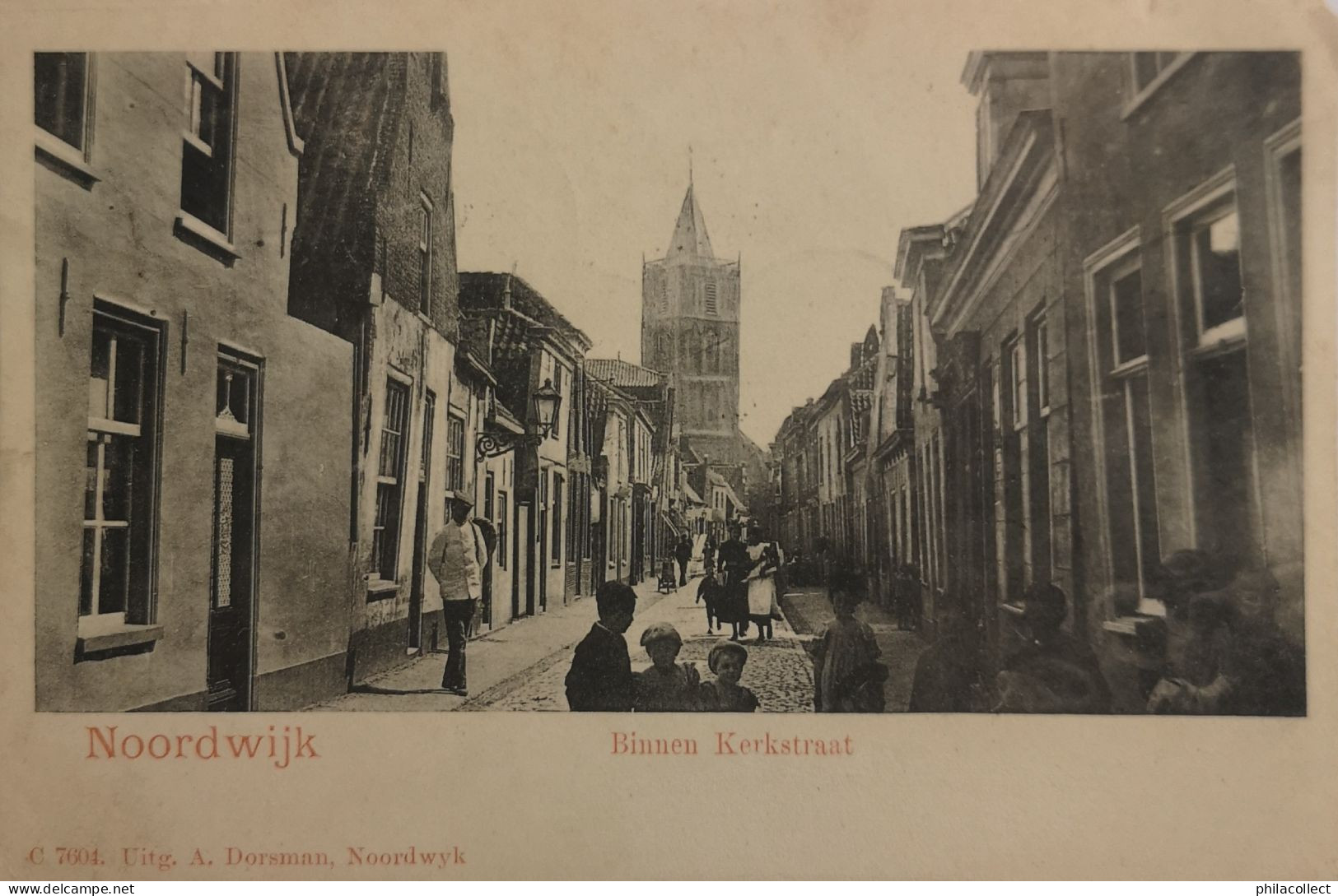 Noordwijk // Binnen Kerkstraat (Veel Volk) 1906 Hoekje - Noordwijk (aan Zee)