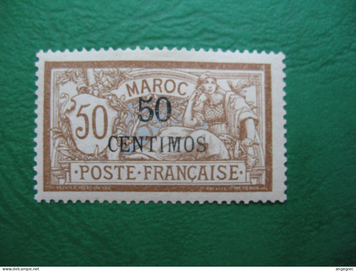 Maroc Stamps French Colonies 1902-1903   Type Merson   N° 15  Neuf *  C: 75 €  à Voir - Portomarken