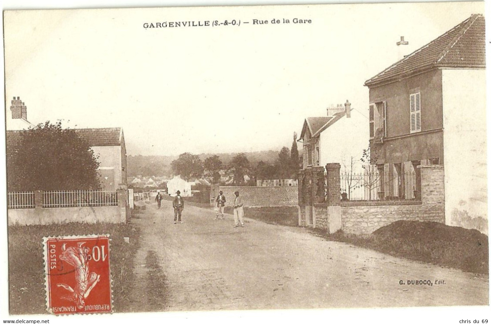 Gargenville Rue De La Gare - Gargenville