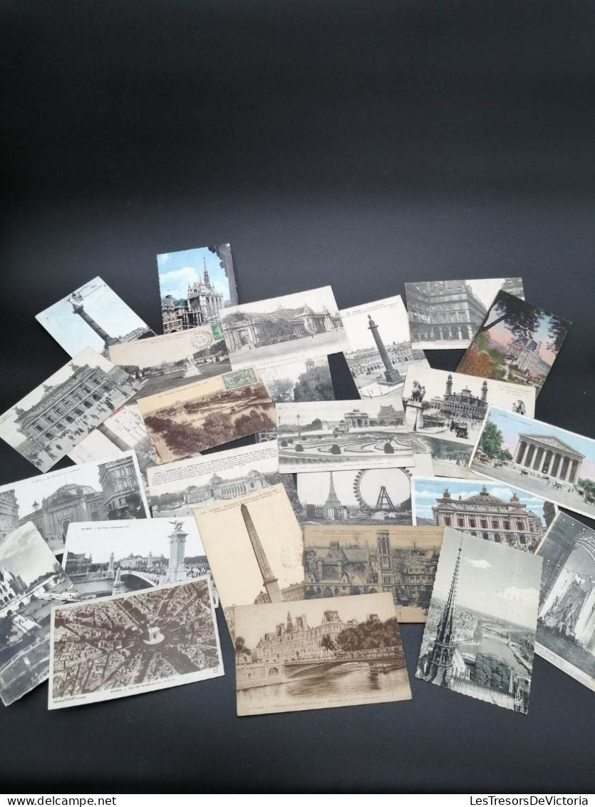 France - Paris - Lot de + de 330 cartes sur le thème de Paris - Carte Postale Ancienne / Semi-moderne / moderne