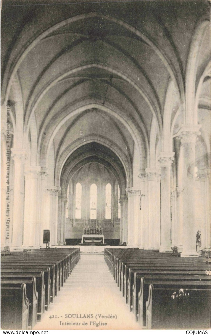 85 - SOULLANS - S12173 - Intérieur De L'Eglise  - L1 - Soullans