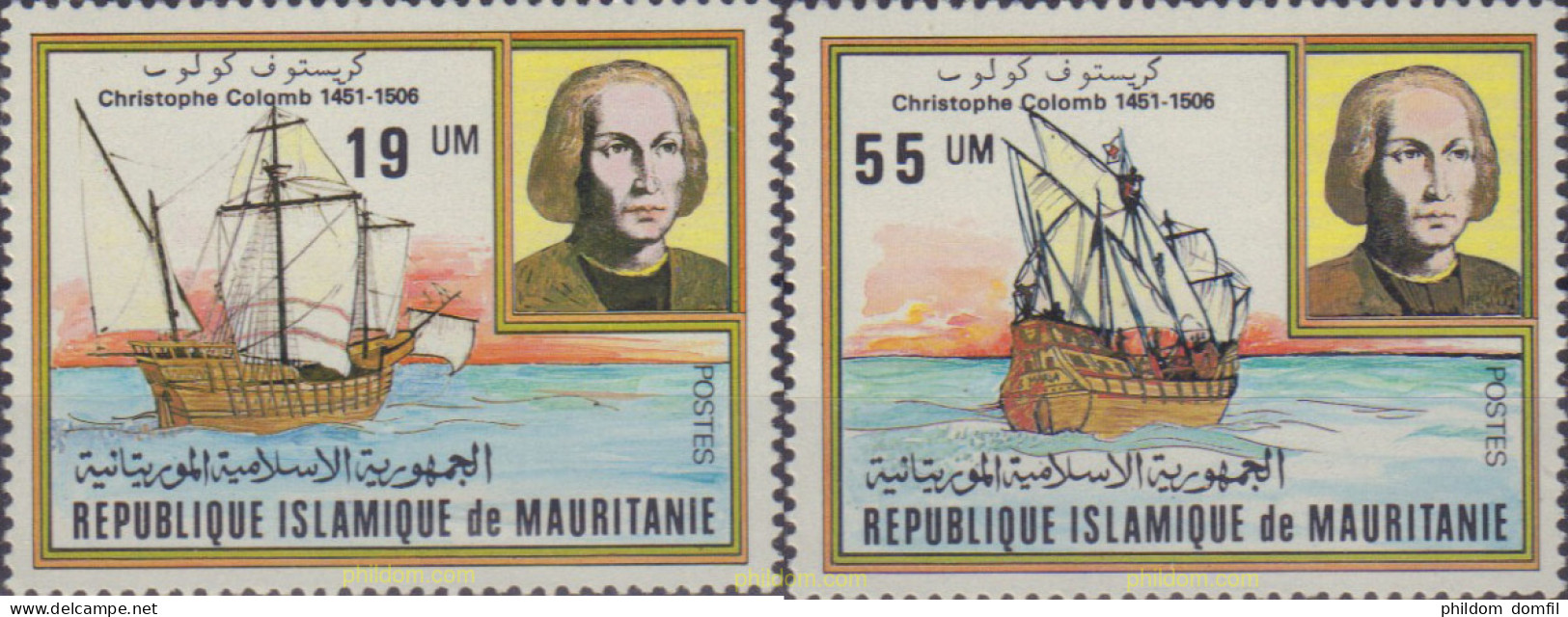 590232 MNH MAURITANIA 1981 CONQUISTADORES - Mauritanie (1960-...)