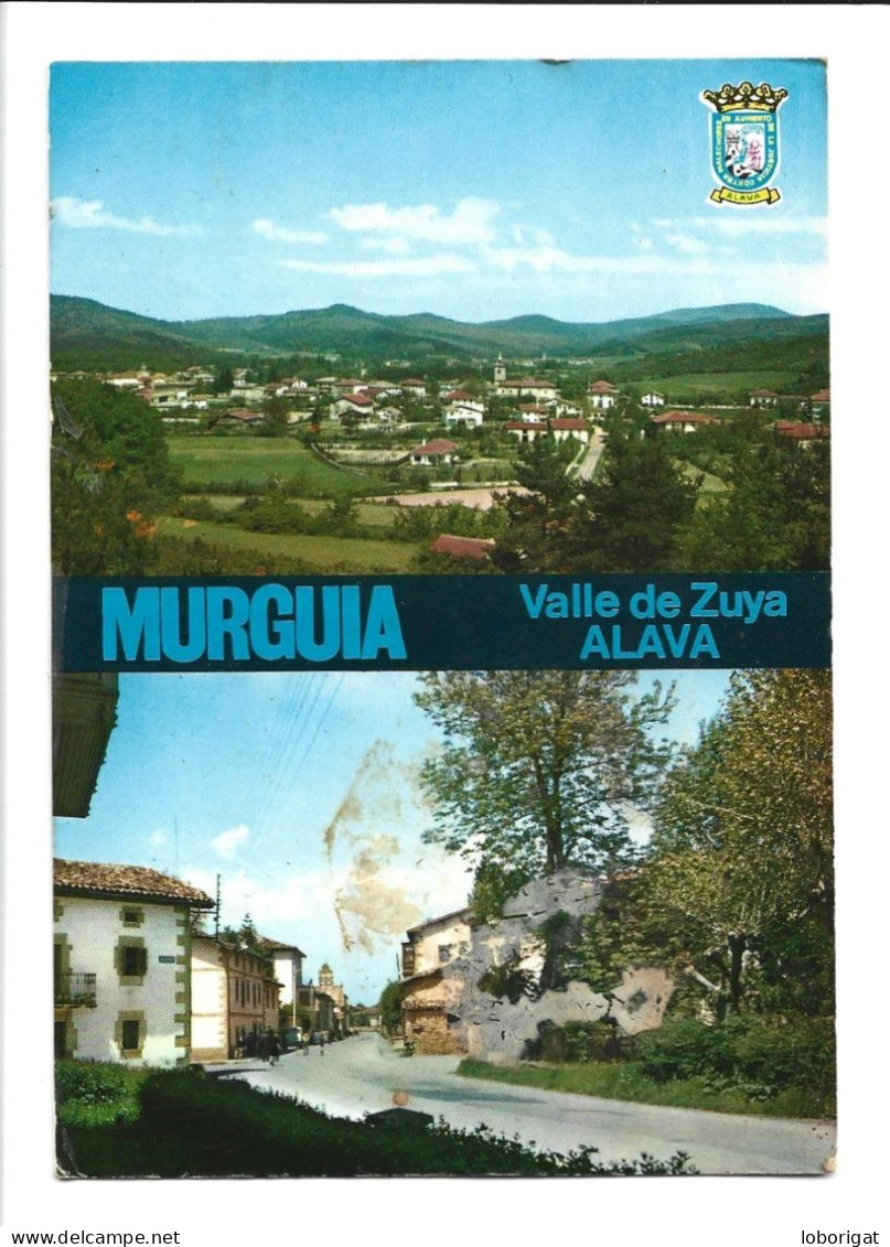 VISTAS GENERALES.- VALLE DE ZUYA.- MURGUIA - ALAVA / PAIS VASCO - Álava (Vitoria)