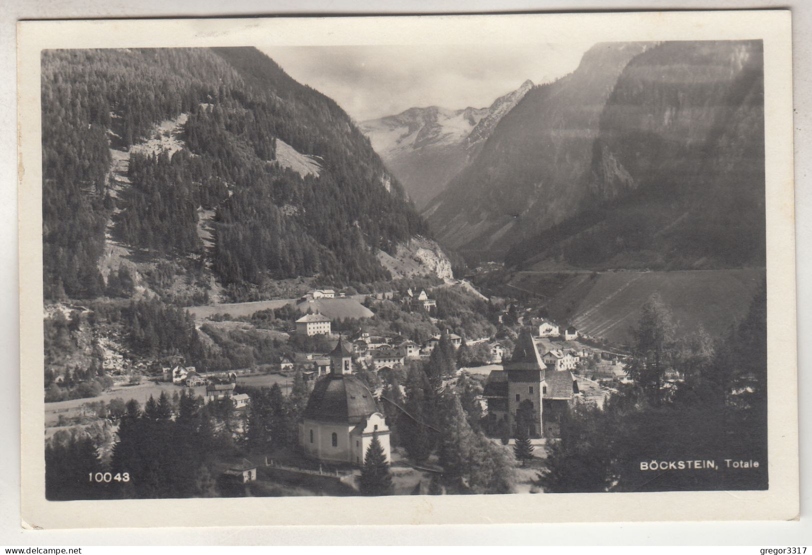 C6424) BÖCKSTEIN - Totale - Kirche Häuser ALT 1928 - Böckstein