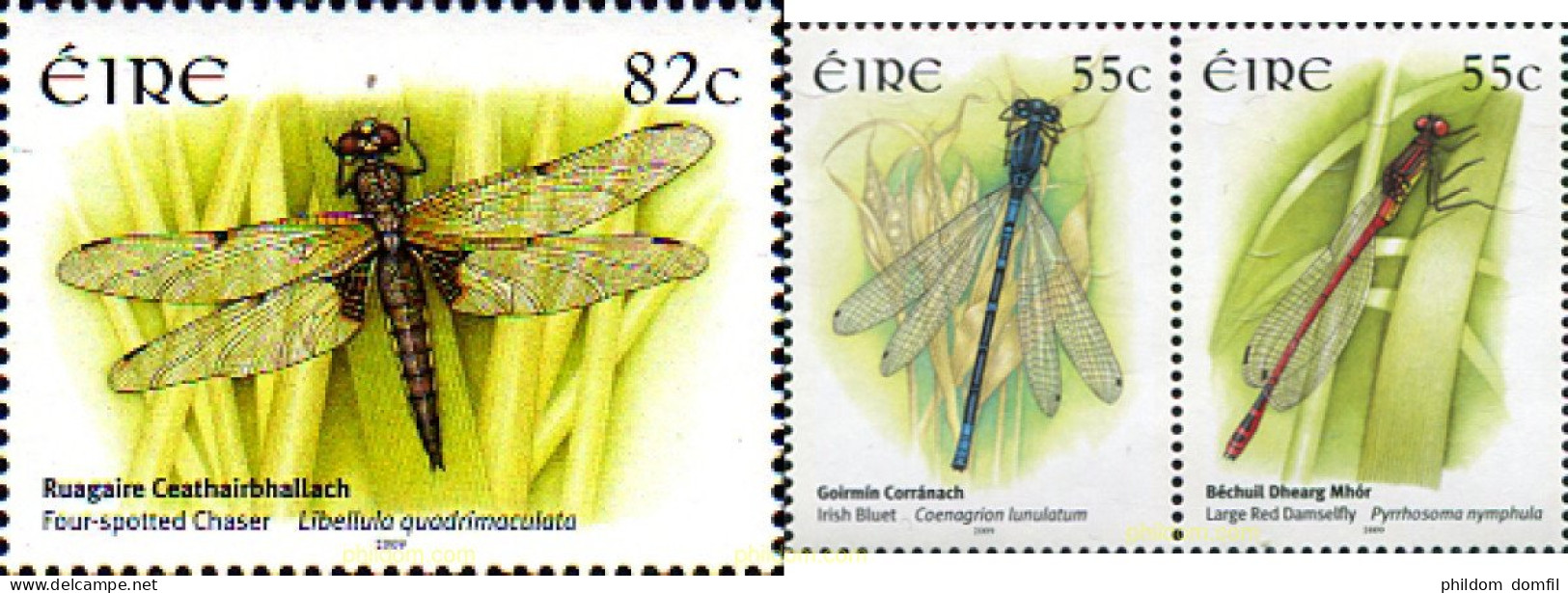 327489 MNH IRLANDA 2009 LIBELULAS - Araignées