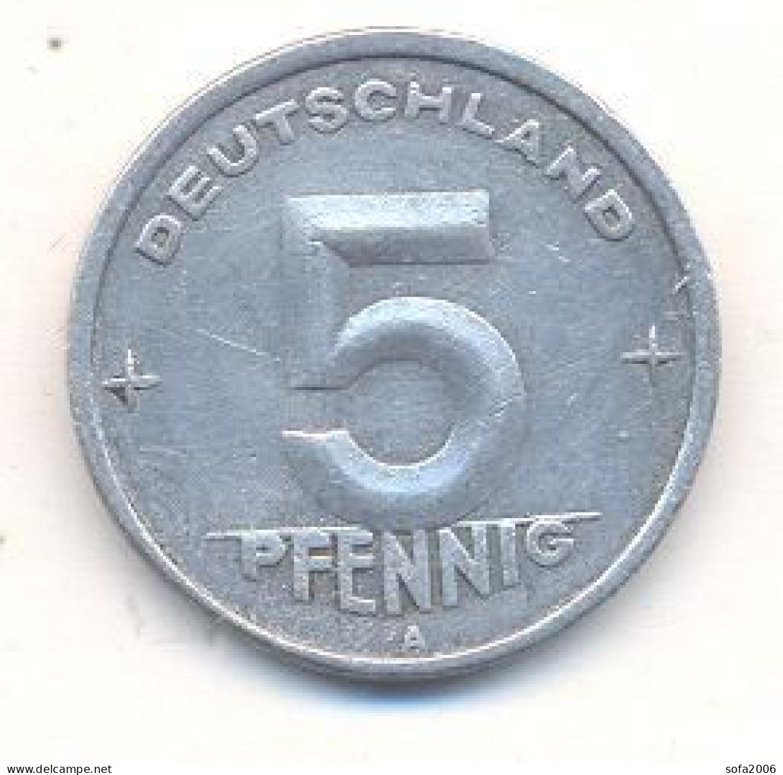 Germany Deutschland..5pfennig 1949 - 5 Reichspfennig