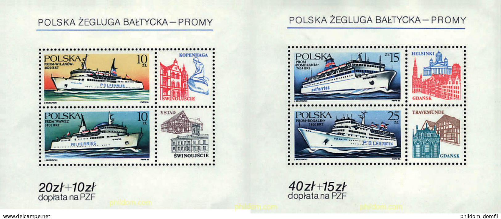 57132 MNH POLONIA 1986 TRANSPORTES MARITIMOS - Zonder Classificatie