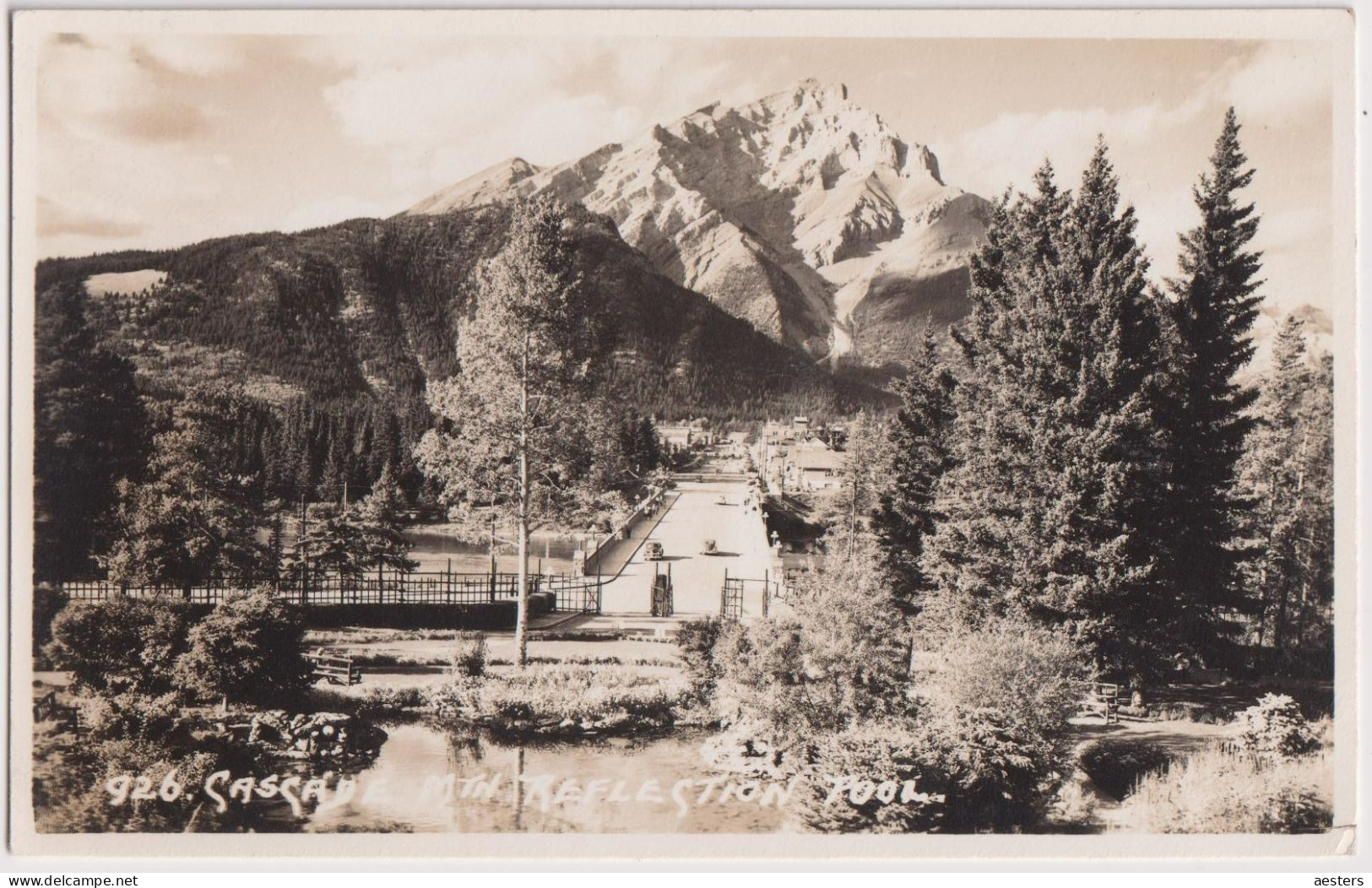 Mountain Banff; Cascade And Reflection Tool - Not Circulated. - Banff