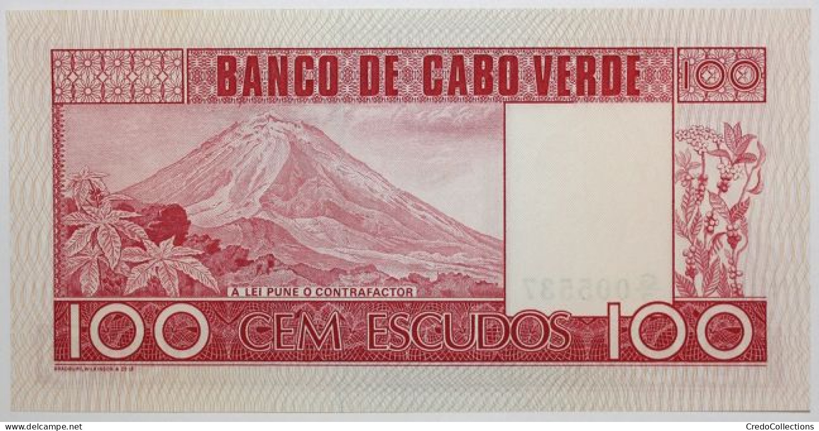 Cap-Vert - 100 Escudos - 1977 - PICK 54a - NEUF - Cape Verde