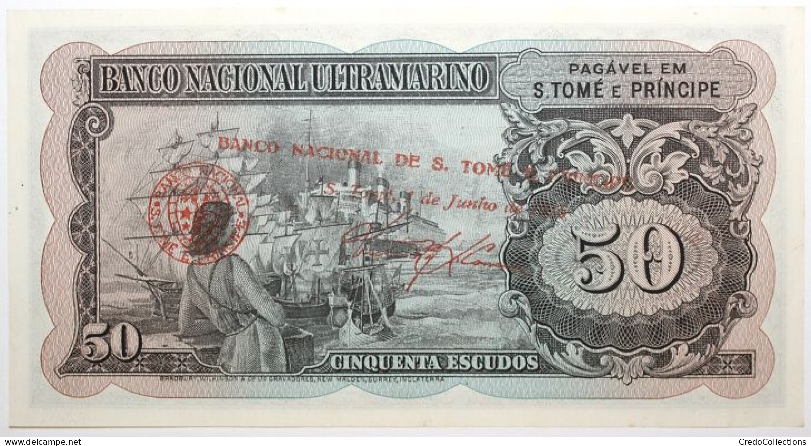 Sao Tome Et Principe - 50 Escudos - 1958 - PICK 37a - SPL - Sao Tome And Principe