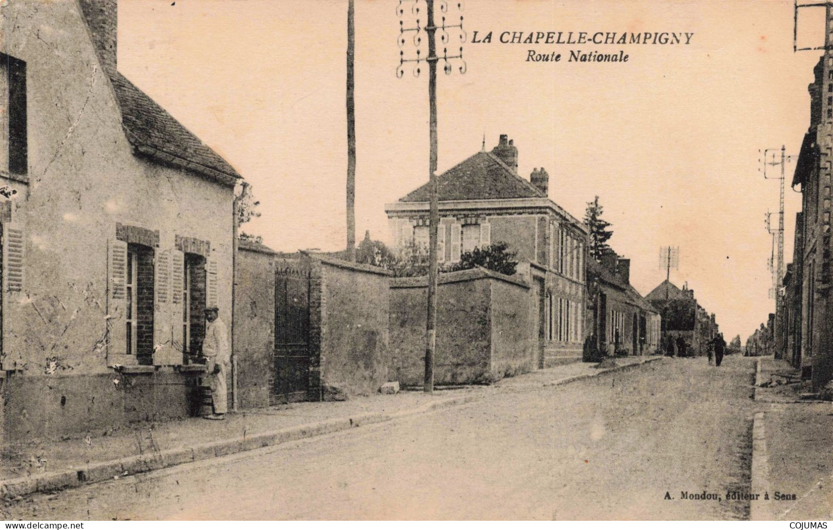 89 - LA CHAPELLE CHAMPIGNY - S12210 - Route Nationale - En L'état - L1 - Champigny