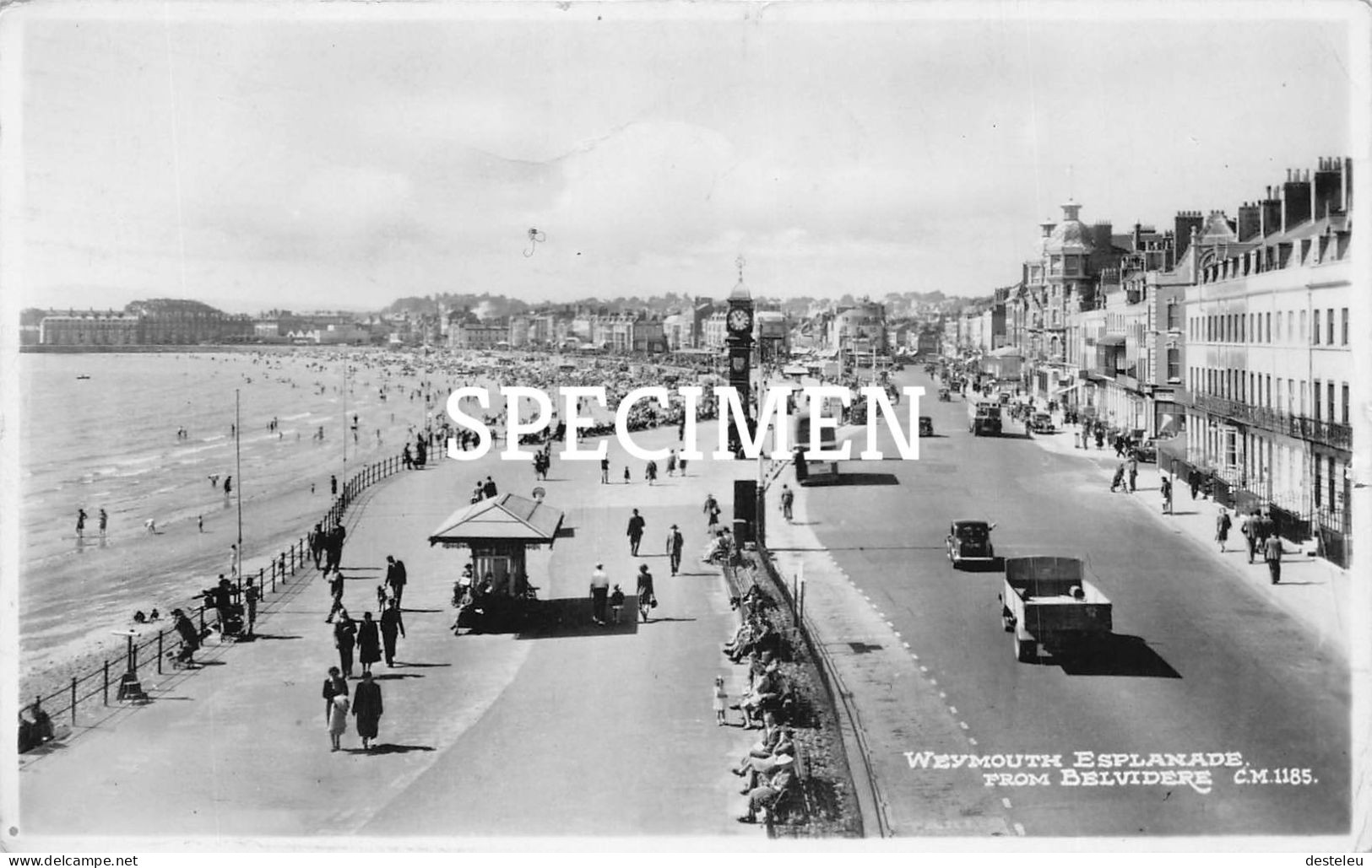 Weymouth Esplanade From Belvidere - Weymouth