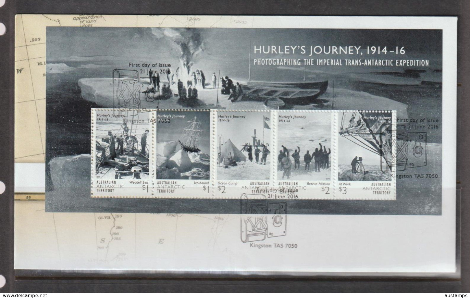 AAT 2016 Hurley's Journey S/S FDC - FDC