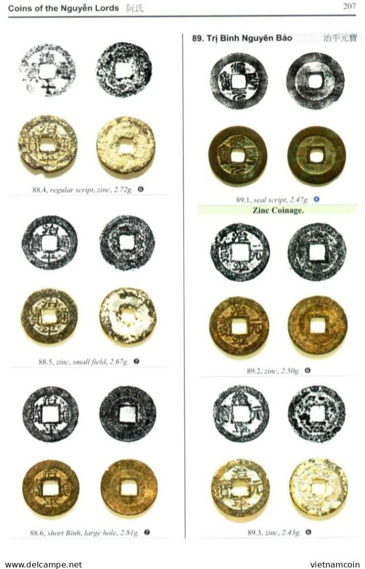 Ancient Annam Coin Tri Binh Thong Bao (zinc Coin) THE  NGUYEN LORDS (1558-1778) - Viêt-Nam