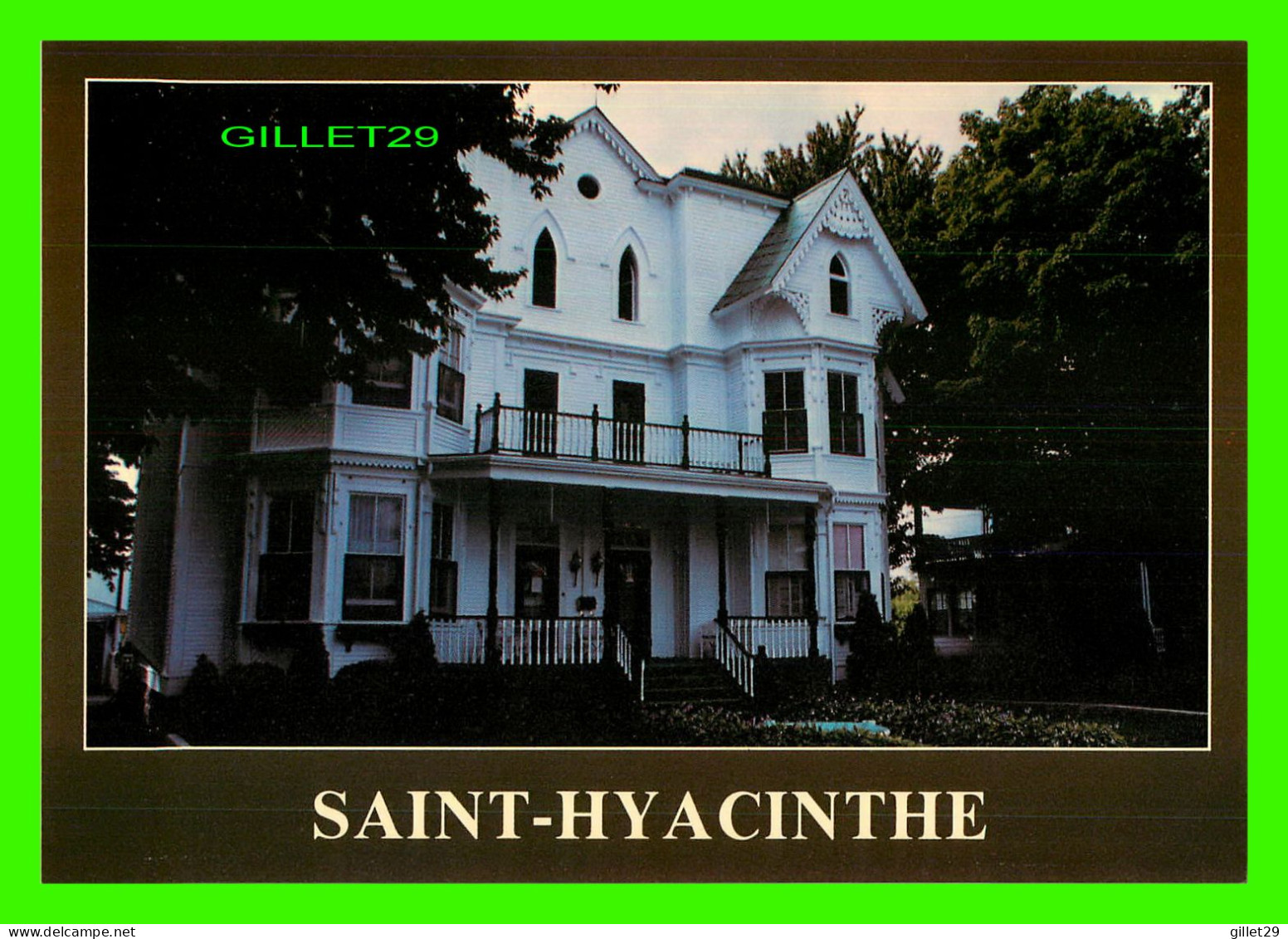 SAINT-HYACINTHE, QUÉBEC - MAISON VICTORIENNE - PHOTO, YVES BROUSSEAU, JUNIOR EN 1990 - - St. Hyacinthe