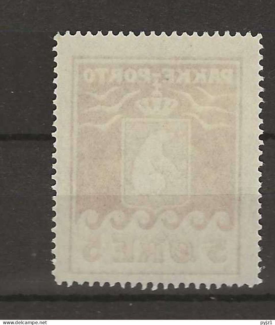 1915 MNH Greenland Mi  6 Postfris** - Unused Stamps