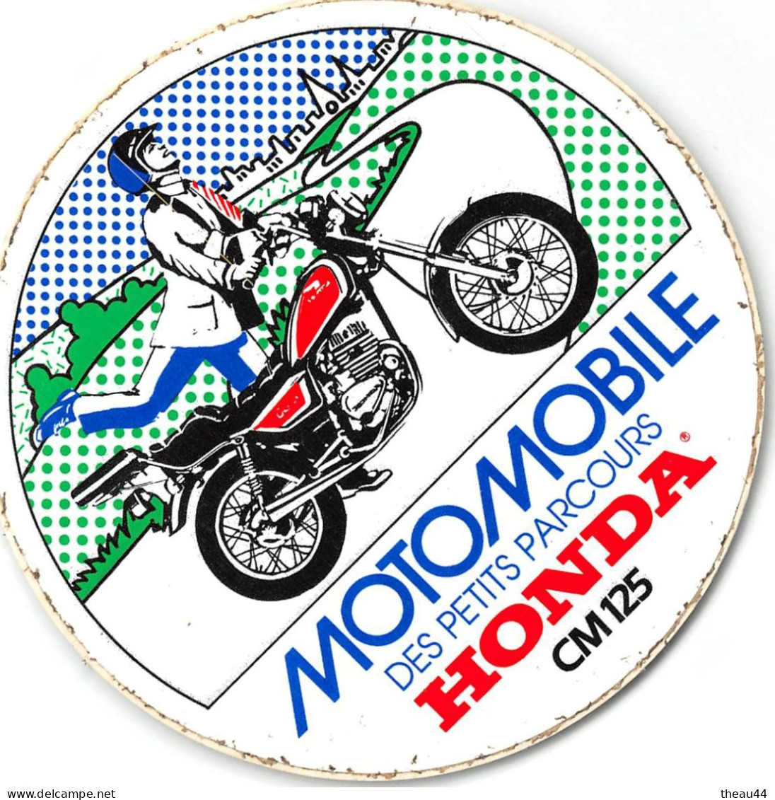 ¤¤   -   Lot De 6 Autocollants  -  Moto  - Daytona, Fulmen, Honda, Kléber .........     -   ¤¤ - Motorräder