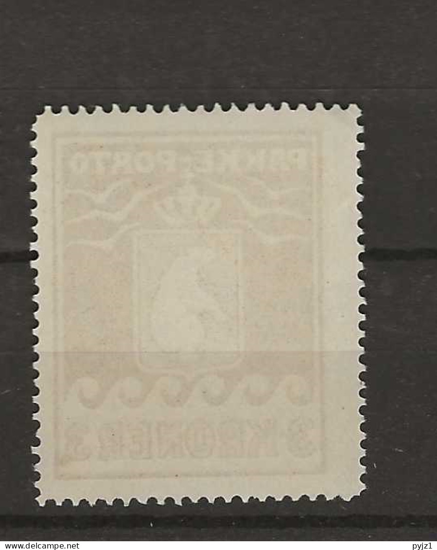 1915 MNH Greenland Mi 12-A Postfris** - Unused Stamps