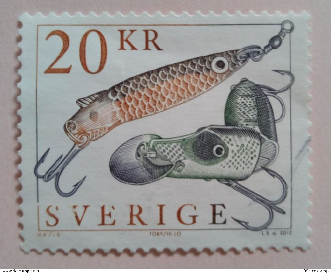 20 Kr Stamp From Sweden, Cancelled, Year 2012, Michel-Nr. 2874 - Used Stamps