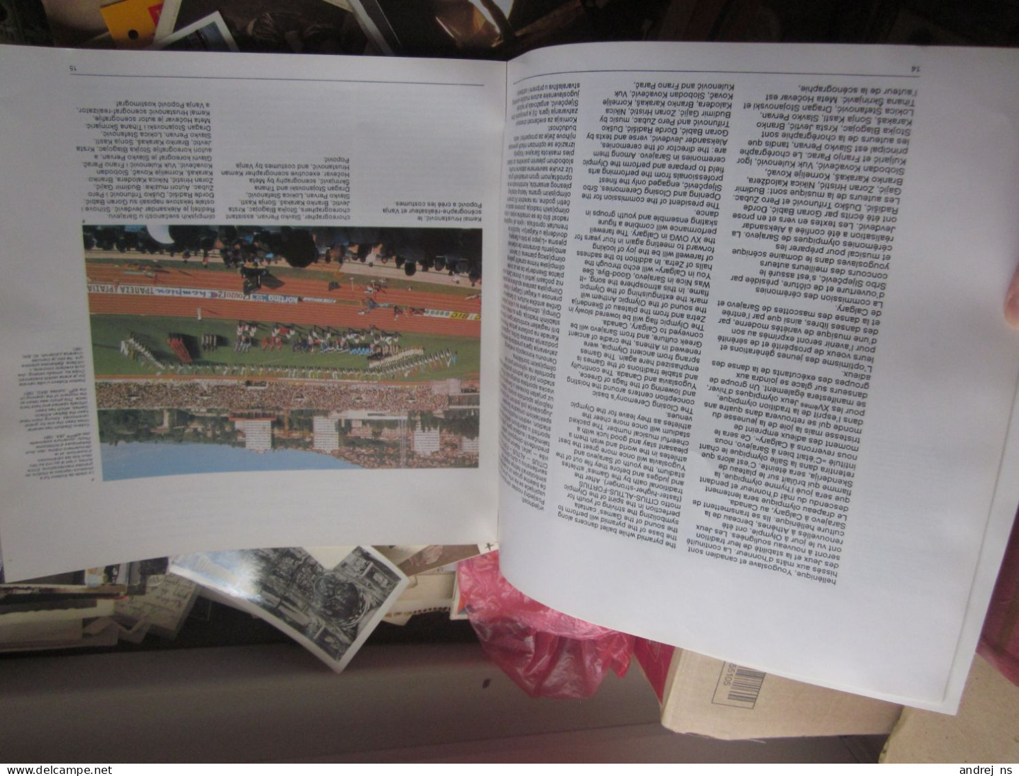 Sarajevo 84 XIV Olympic Winter Games Yugoslavia Sarajevo 1984 Ultra Big 30x30 Cm 78 Pages - Boeken