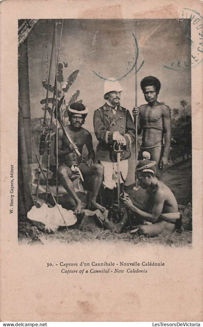 Nouvelle Calédonie - Capture D'un Cannibale - Edit Henry Caporn - Carte Postale Ancienne - New Caledonia