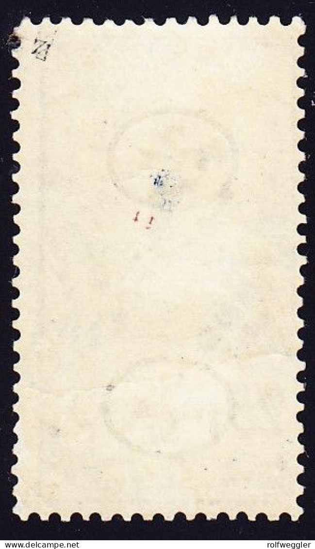 1900 25 Rp Tiefblau, UPU Nachgravierte Platte, Ungebraucht, Minime Falzspur. KAT Nr. 79C - Neufs