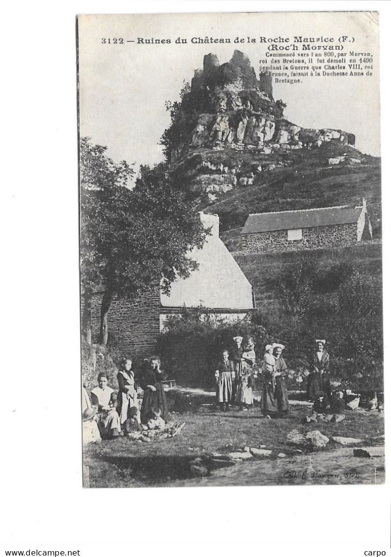 Ruines Du Château De La Roche Maurice. - La Roche-Maurice