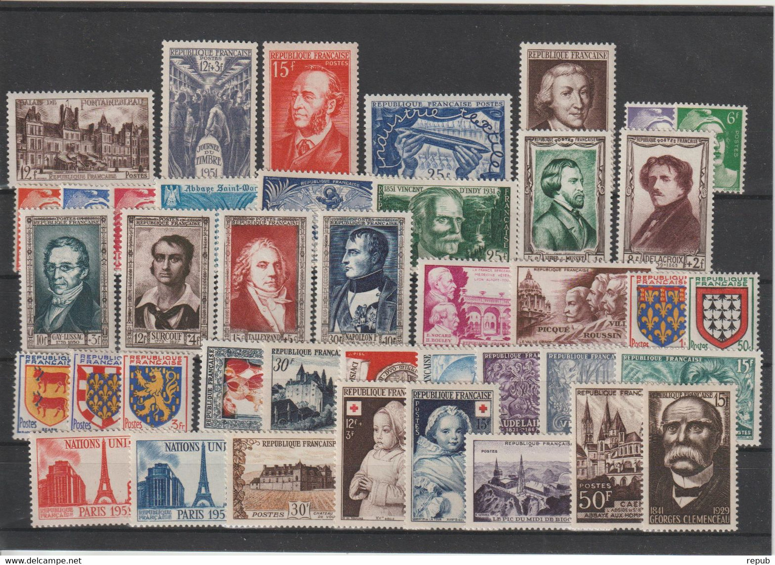 France Année Complète 1951 Du 878 Au 918, 41 Val ** MNH - 1950-1959