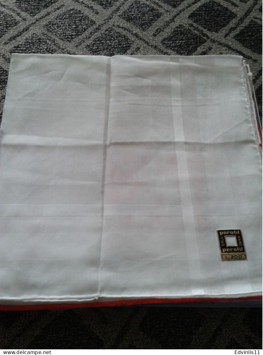 Perofil Italy 10 New Handkerchiefs with box