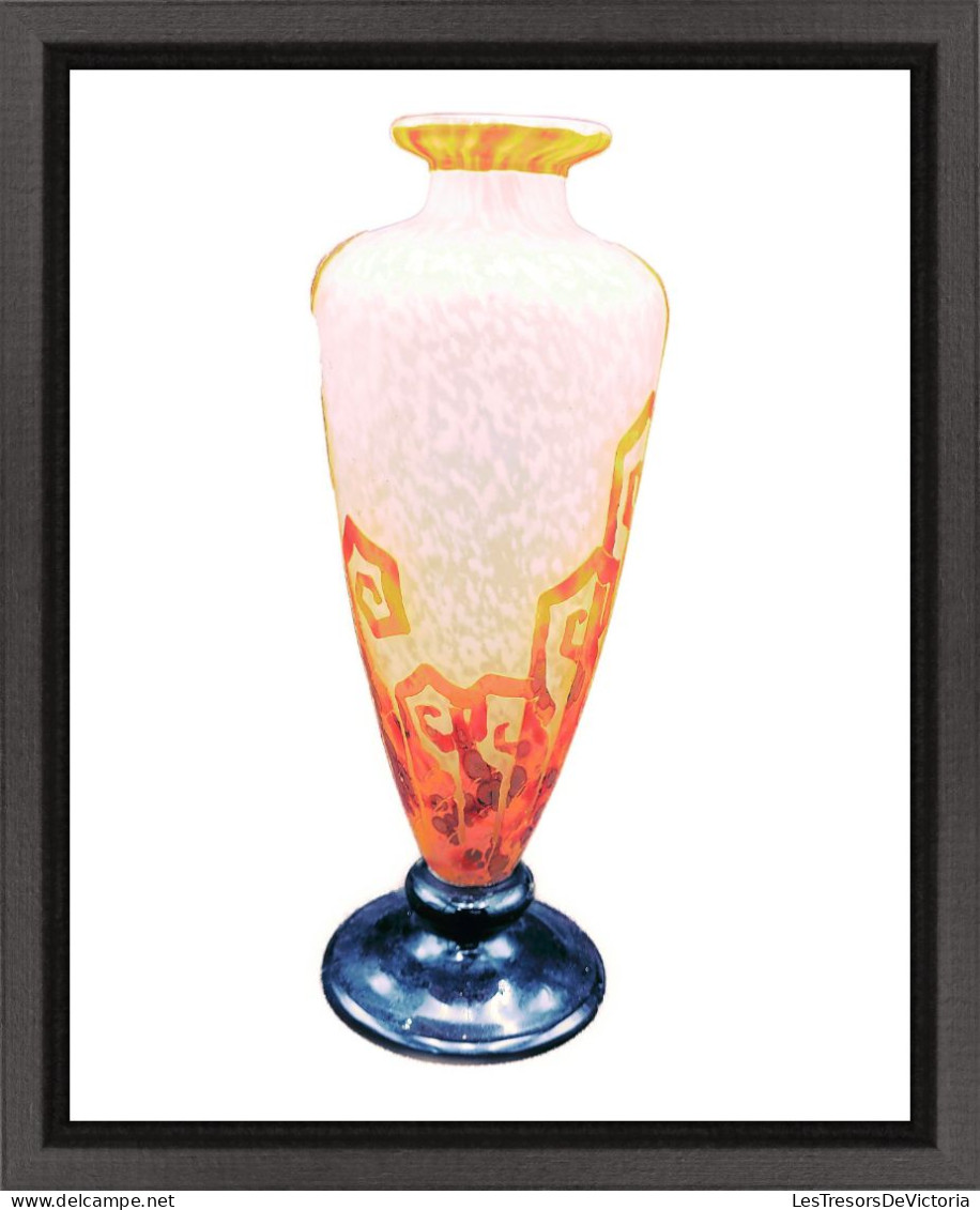 [PROMO!] Superbe Vase Art Déco "Les Fougères" De Charles Schneider (1881-1953) #AffairesConclues - Vazen