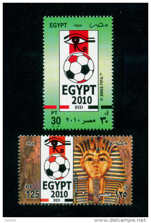 EGYPT / 2003 / FIFA / FOOTBALL / SPORT / EGYPTOLOGY / TUT ANKH AMUN / THE PROTECTIVE EYE OF HORUS / MNH / VF - Ungebraucht