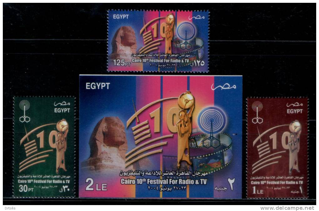 EGYPT / 2004 / Cairo 10th Festival For Radio And Television /  MNH / VF. - Ungebraucht