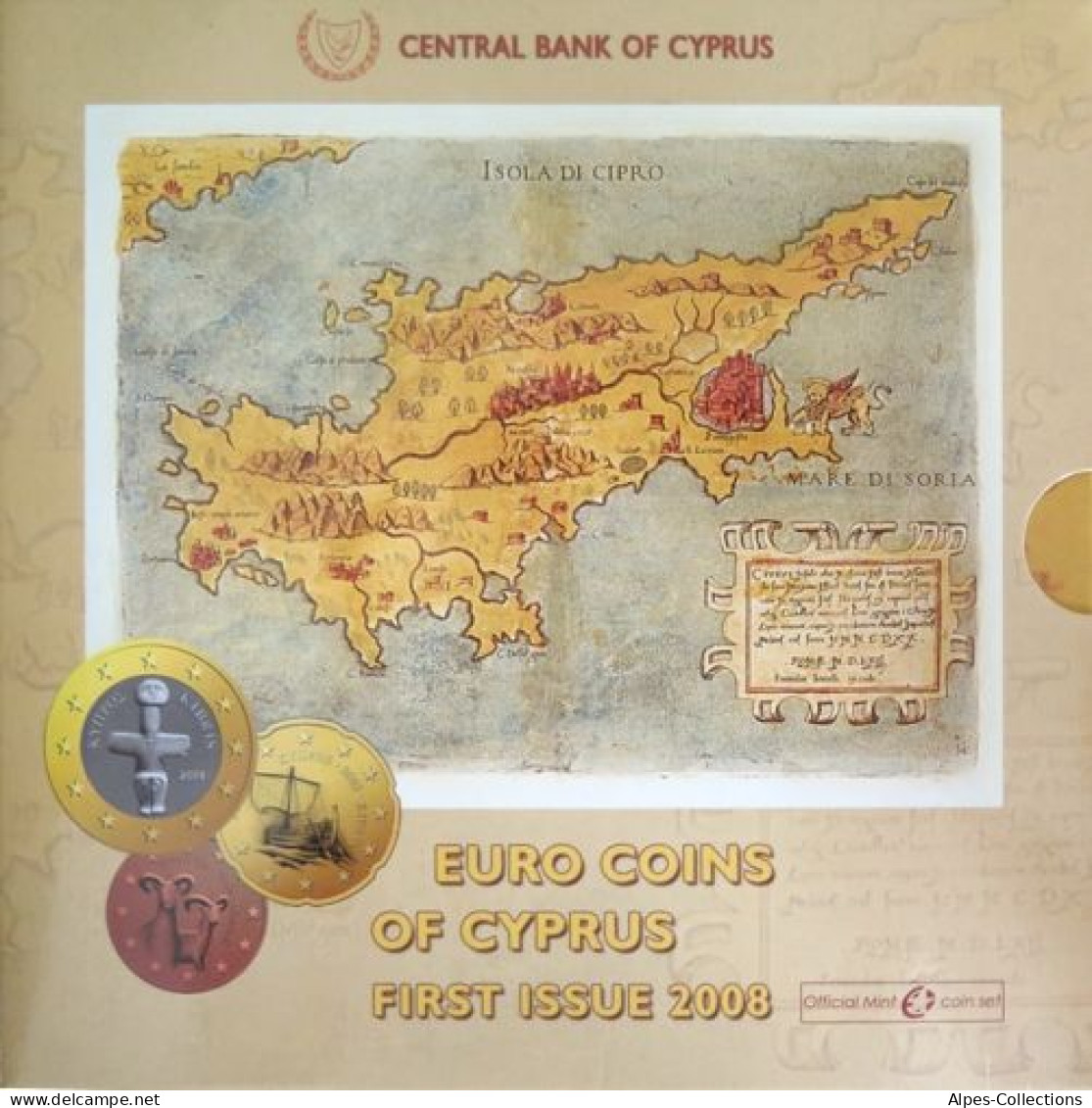 CHX2008.1 - COFFRET BU CHYPRE - 2008 - 1 Cent à 2 Euros - Cyprus