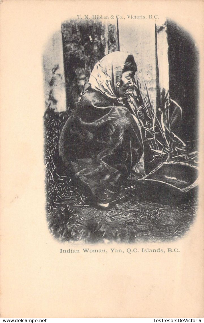 CANADA - Indian Woman Yan Q C Islands - B C - Carte Postale Ancienne - Ohne Zuordnung